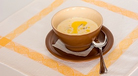 Суп на сливках с белыми грибами